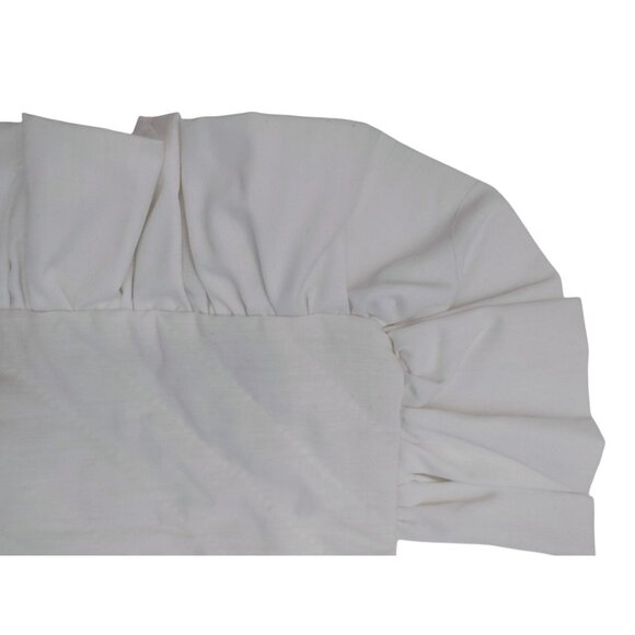 Vintage Floral Quilted Ruffle Pillow Sham Cottagcore Rose Handmade READ - Picture 3 of 7